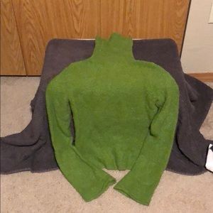 Wool turtleneck sweater